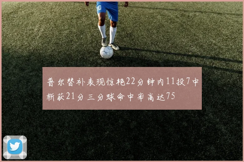 普尔替补表现惊艳22分钟内11投7中斩获21分三分球命中率高达75